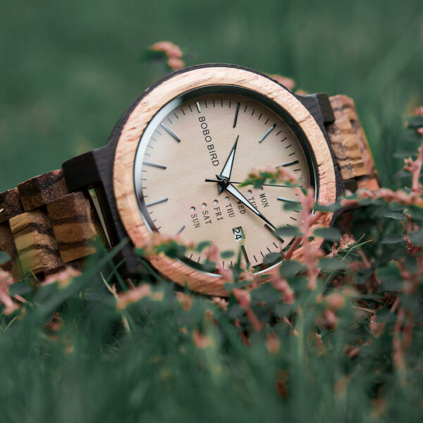 Personalized Gifts For Him BOBO BIRD Wooden Watches - Sunset O26-1