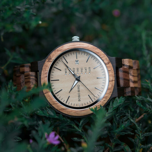 Personalized Gifts For Him BOBO BIRD Wooden Watches - Sunset O26-1