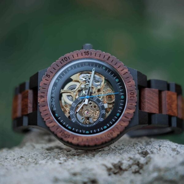 I migliori orologi meccanici automatici in legno per gli uomini R05-2 |  BOBO BIRD