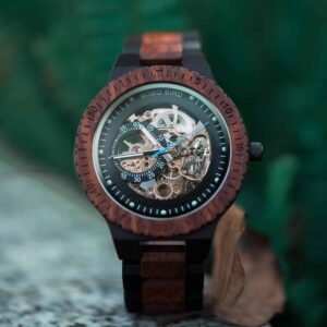 Best Automatic Mechanical Wood Watches for Men R05-2