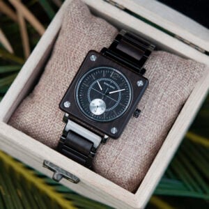 Men's Natural Wooden Watches Square Dial Chrono Luxury Quartz Personalized Wood Watch R14-1-7 Men's Natural Wooden Watches Square Dial Chrono Luxury Quartz Personalized Wood Watch R14-1-7