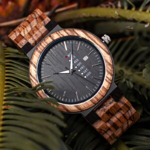 Personalized Gifts For Him BOBO BIRD Wooden Watches - Sunset O26-2