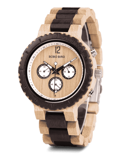 Chronograph Holz Uhren Beste Geschenk für Männer