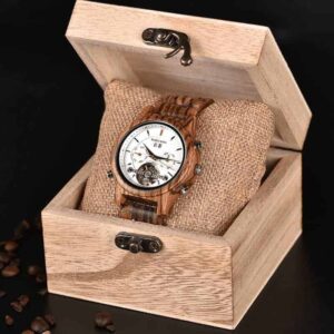 Wooden Mechanical Watch Q27-4