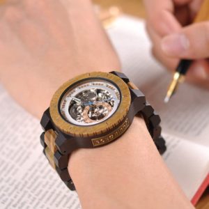 Wooden Mechanical Watch R05-1-jpg