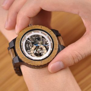 Wooden Mechanical Watch R05-2-jpg