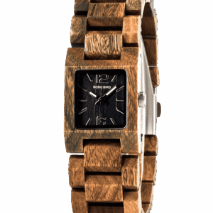 Natural Square Dial Verawood Watch S02-3