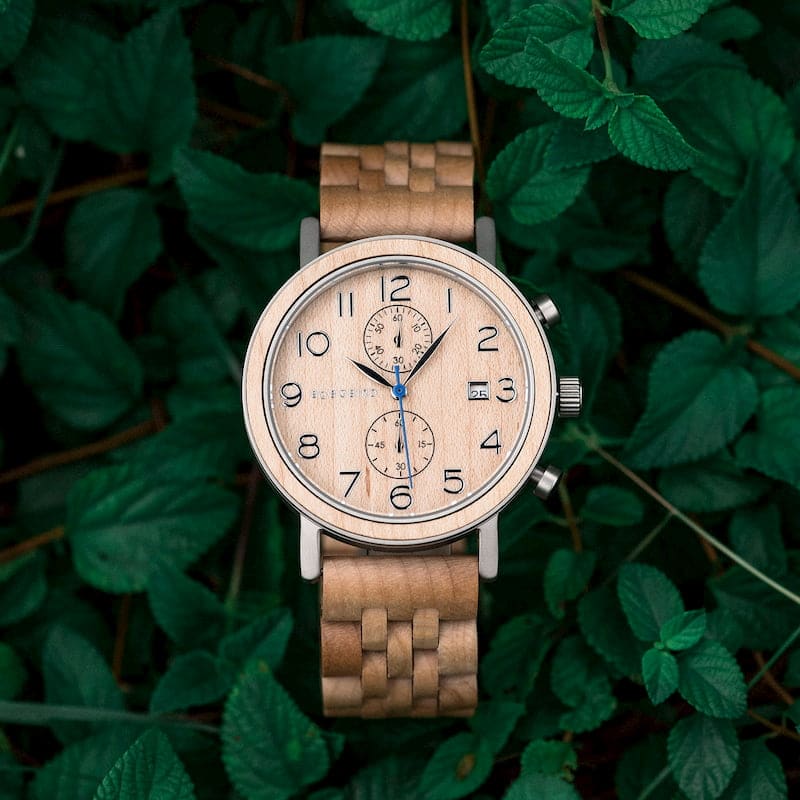 Socrates - Maple S08-2-1 bobo bird wooden watches for men Socrates - Maple S08-2