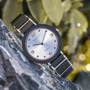 Fashion Ultra Thin Ebony Wooden Watches S16-1