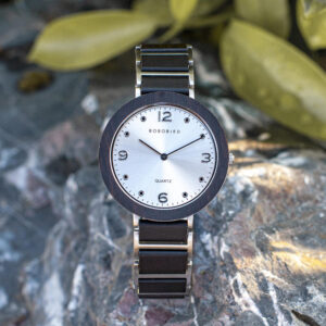 Fashion Ultra Thin Ebony Wooden Watches S16-1-3