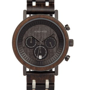Luxury Wooden Watches Stylish Business Wristwatches Ebony Wood Timepieces