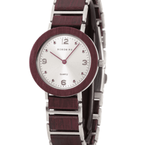 Fashion Ultra Thin Violet Wooden Watches S16-3