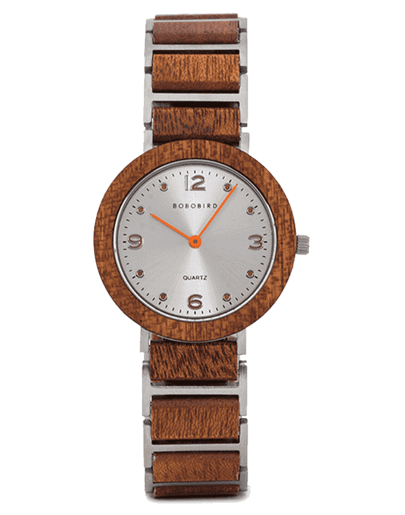 Fashion Ultra Thin Sapele Wooden Watches S16-4