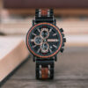 Personalized Engraved Wooden Watches fom Men padauk and silver Stainless Steel - King Arthur S18-1_1500_9 Personalized Engraved Wooden Watches fom Men padauk and silver Stainless Steel - King Arthur
