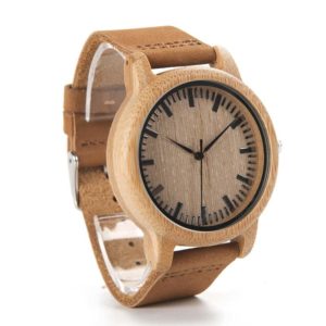 Bamboo Wooden Watches - Lightweight bamboo and wood clock - BOBO BIRD A16