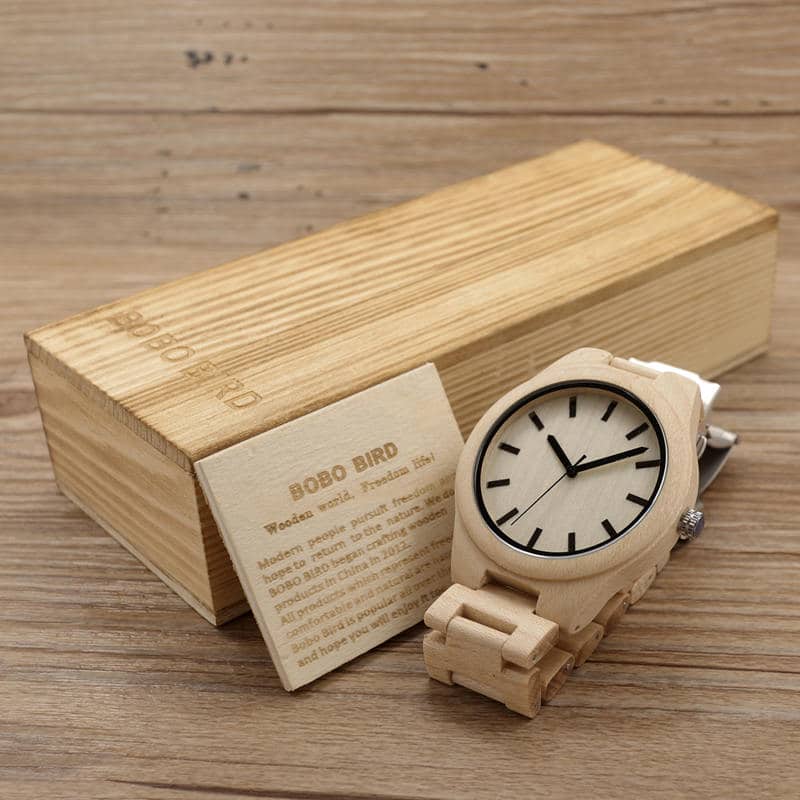 maple wood watches