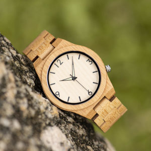 Bamboo Wooden Watches Handmade Natural Bamboo Wooden Strap Japanese Movement Unique and Lightweight D27-1-2