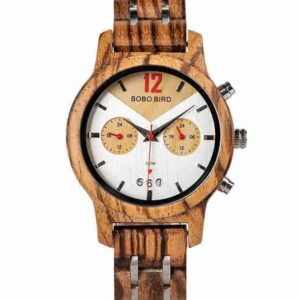 Handmade Zebra Wooden Watches S15-4