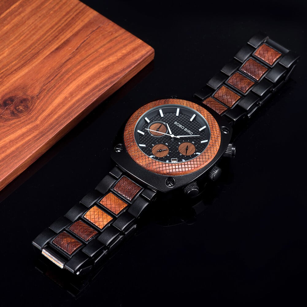 Commander Collection Handmade Wooden Watches T17 1 3