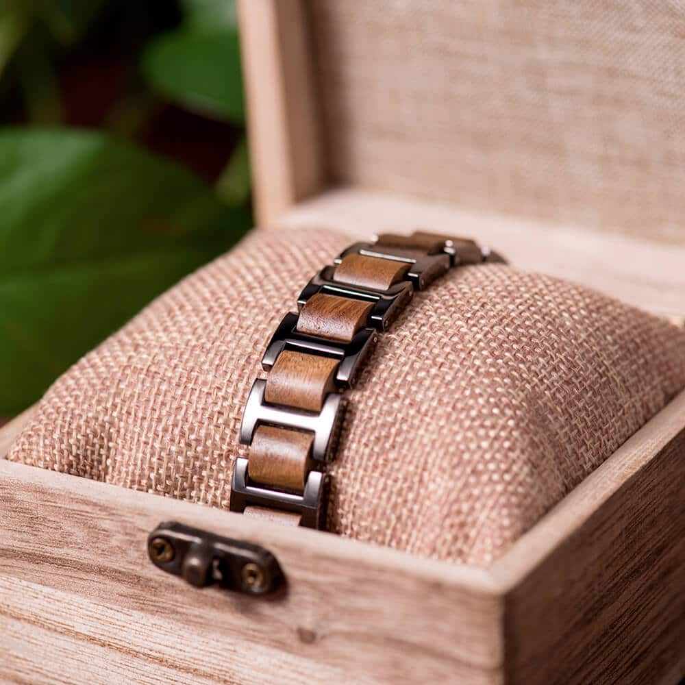 Wooden bracelets WB-2-2 Wooden Bracelets for Men