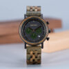 Minimalist Lightweight Handmade Sandalwood Wooden Wrist Watch Japanese Quartz Movement - Neptune T27-2