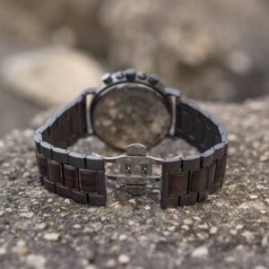 Mens Unique Chronograph Ebony Engrave Wooden Watches - Twilight R25-2_15 Mens Unique Chronograph Ebony Engrave Wooden Watches - Twilight R25-2_15