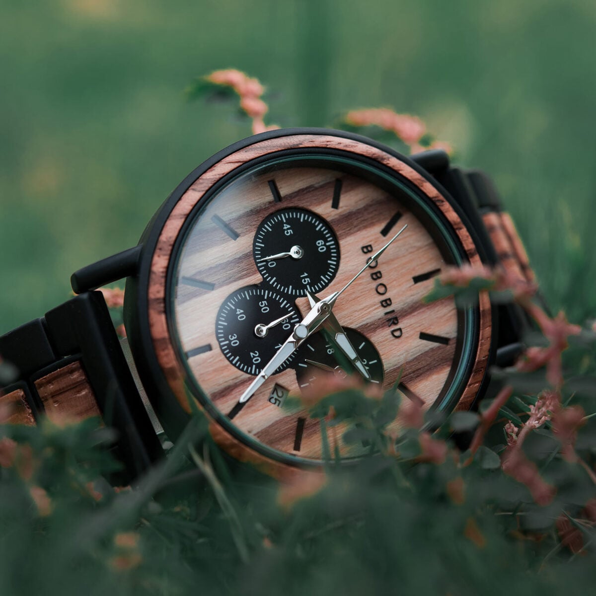 Personalized Engraved Wooden Watches Zebrawood Customized Watch Unique Personalized Gifts for Him - Shine P09-1_7 Personalized Engraved Wooden Watches Zebrawood Customized Watch Unique Personalized Gifts for Him - Shine P09-1_7