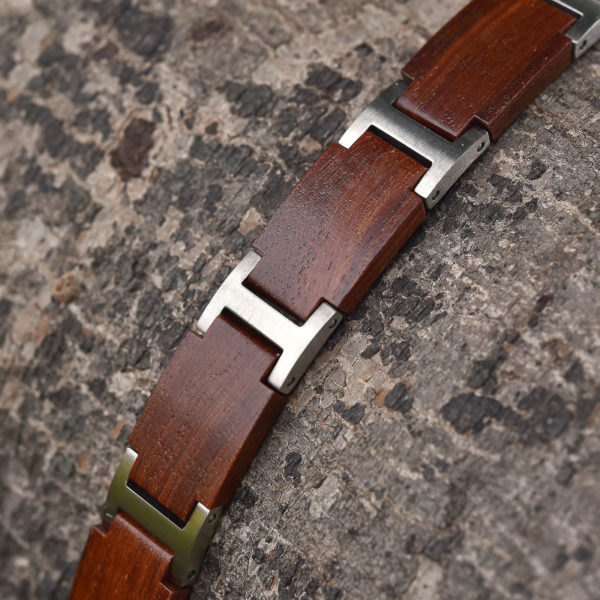 Handmade Natural Red Sandalwood Wooden Bracelets - Jazz GT039-3B