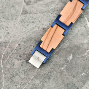 Bracelets en bois de zèbre naturel faits à la main - Folk GT039-4B