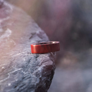 Anniversary Wooden Ring Custom Redwood Wooden Ring Mens wooden rings for men GSP09-01L-9