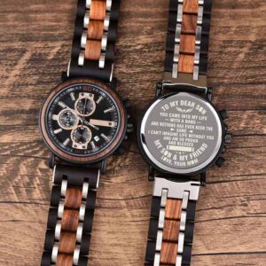 Personalized Engraved Wooden Watches fom Men - TO MY FIANCE2
