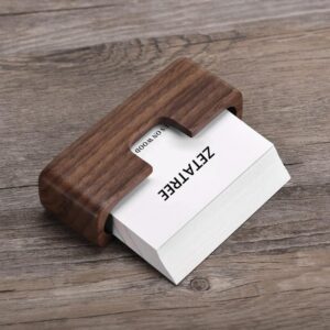 Custom Personalized Wooden Business holder