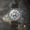 Engraved Wooden Watch For Men Top Brand Luxury Chronograph Military Quartz Watches GT050-2A