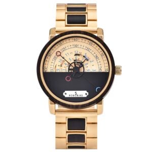 Personalized Automatic Mechanical Handmade Wooden Watches Aviation Military Style Ebony Watch GT043-2A-1 Personalized Automatic Mechanical Handmade Wooden Watches Aviation Military Style Ebony Watch GT043-2A-1