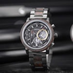 Personalized Wood Watch Ebony Chronograph Watch GT044 1A 5