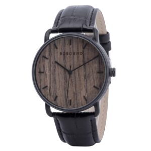Classic Wood Watch Ebony wood Black GT058-1A