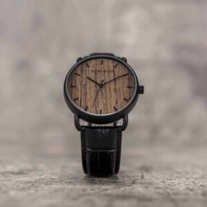 Classic Wood Watch Ebony wood Black GT058-1A_8