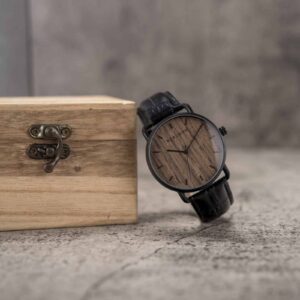 Classic Wood Watch Ebony wood Black GT058-1A_9