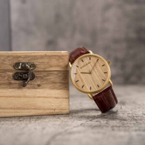 Classic Wood Watch Maple  Gold GT058-4A