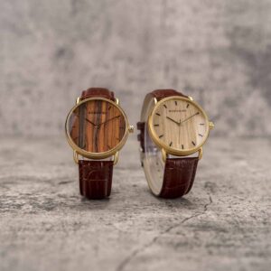 Classic Wood Watch Rosewood Gold GT058-3A_11