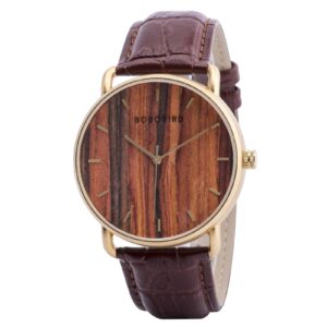 Classic Wood Watch Rosewood Gold GT058-3A_2