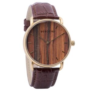 Classic Wood Watch Rosewood Gold GT058-3A_3
