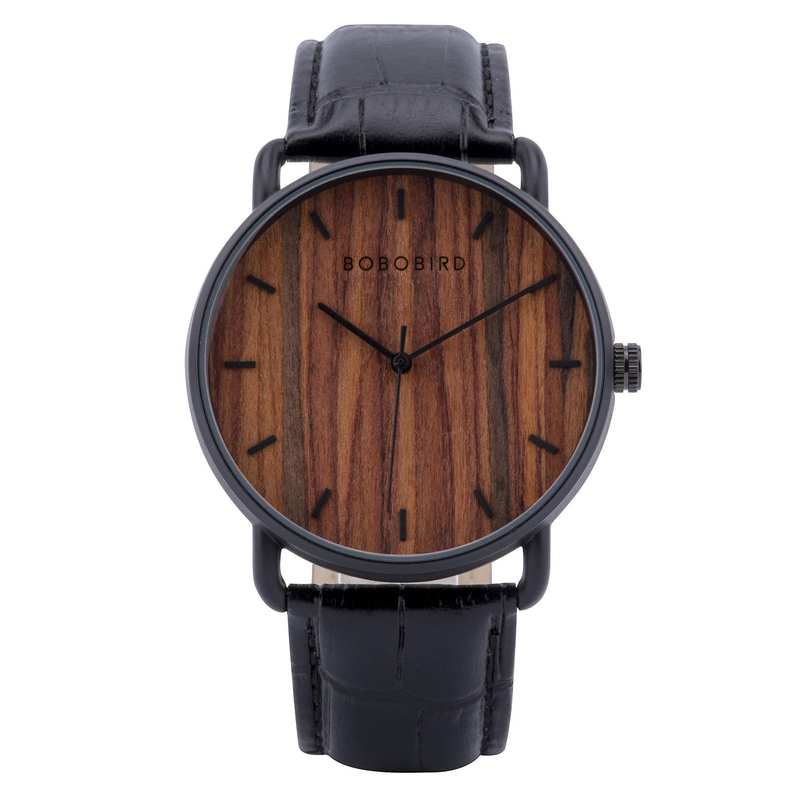 Classic Wood Watch Ebony wood Black GT058-1A