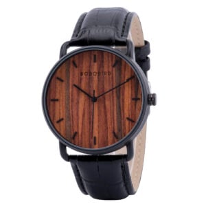 Classic Wooden Watch Rosewood Black GT058-1A_2 Classic Wooden Watch Rosewood Black GT058-1A_2