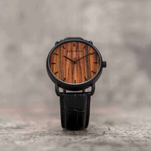 Classic Wooden Watch Rosewood Black GT058-1A_4