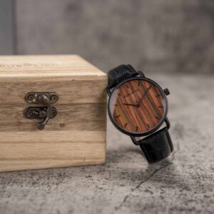 Classic Wooden Watch Rosewood Black GT058-1A_5
