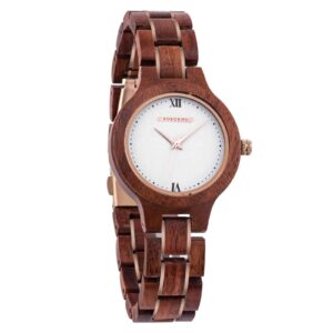 Wooden Watches for Women Natural Rosewood Glod - Sky_3