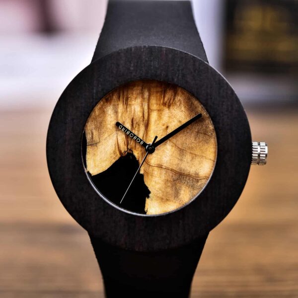 Natürlich Einzigartige Holz-Harz-Uhr - Anita