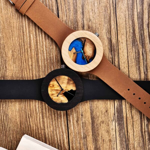 Naturally Unique Wood Resin Watch - Anita