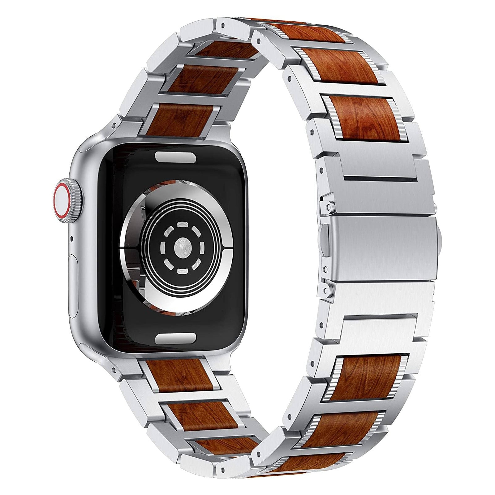 Bobo Bird Natural Red Sandalwood Apple Watch Band